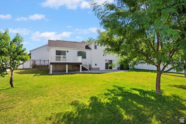 1184 Bridgecreek Ln, Layton, UT 84041 - back of house with a deck, stairway, and a patio