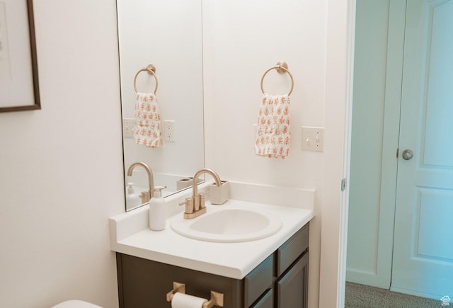 279 S 950 W, Spanish Fork, UT 84660 - half bathroom featuring vanity and toilet
