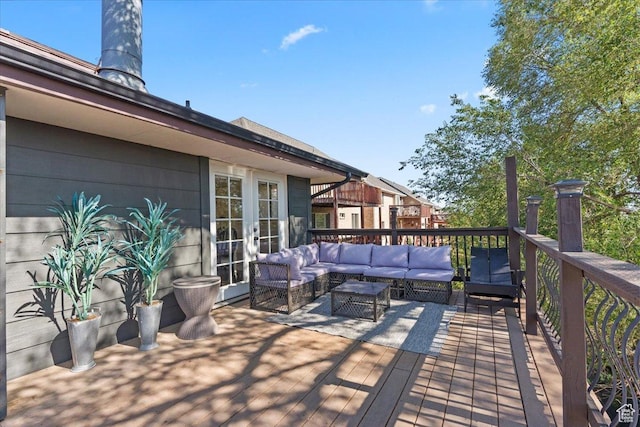96 S 1000 W, Orem, UT 84058 - deck featuring french doors and an outdoor hangout area