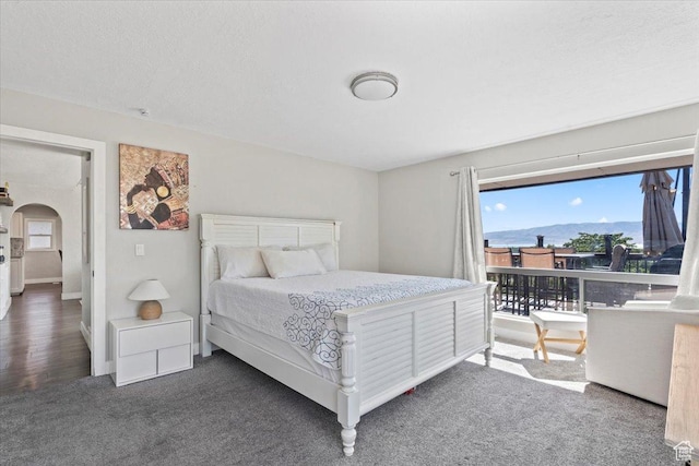 96 S 1000 W, Orem, UT 84058 - carpeted bedroom with arched walkways and access to exterior