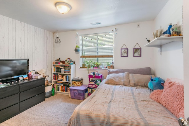 249 N 800 W, Orem, UT 84057 - carpeted bedroom with wood walls