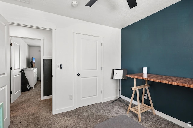 1098 S 4050 W, Syracuse, UT 84075 - carpeted office space featuring a ceiling fan and baseboards