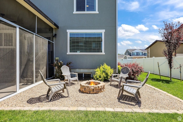 1098 S 4050 W, Syracuse, UT 84075 - view of patio featuring a fire pit