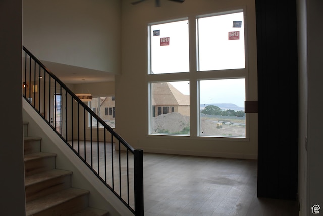 1318 S 1090 E, Salem, UT 84653 - staircase featuring wood finished floors and baseboards