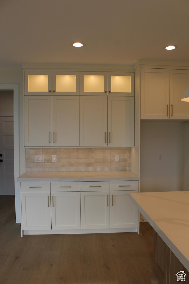 1318 S 1090 E, Salem, UT 84653 - kitchen with white cabinets, light countertops, and recessed lighting