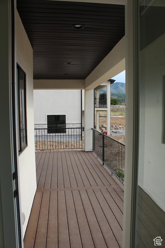 1318 S 1090 E, Salem, UT 84653 - wooden deck featuring a mountain view