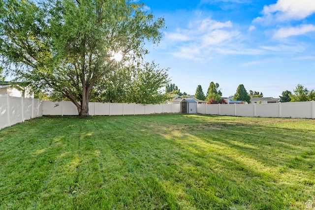 616 S 1430 W, Lehi, UT 84043 - fenced backyard featuring a storage unit