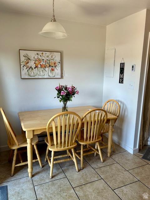 1200 N 100 W Unit 40, Vernal, UT 84078 - dining space with baseboards and light tile patterned floors