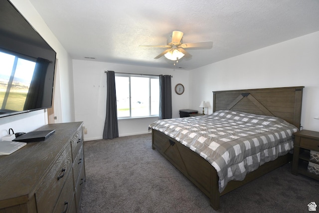 4666 W Olympic Wood Ct, West Jordan, UT 84084 - bedroom with carpet and ceiling fan