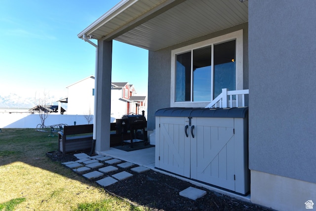 4666 W Olympic Wood Ct, West Jordan, UT 84084 - view of patio featuring a hot tub