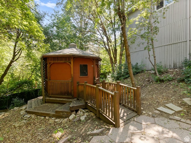 4506 S Gilead Way E, Millcreek, UT 84124 - view of outbuilding featuring a gazebo