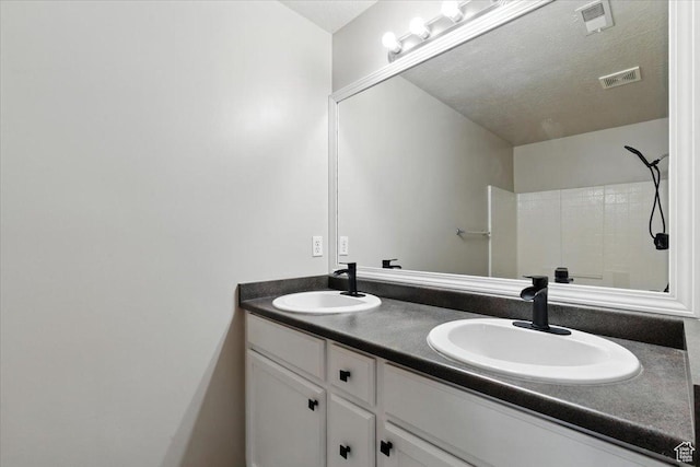 729 N Buckingham Dr W, North Salt Lake, UT 84054 - bathroom with double vanity and a shower