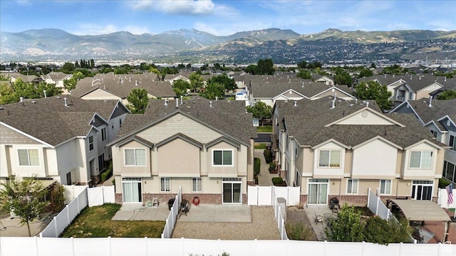 729 N Buckingham Dr W, North Salt Lake, UT 84054 - aerial view of residential area featuring a mountainous background