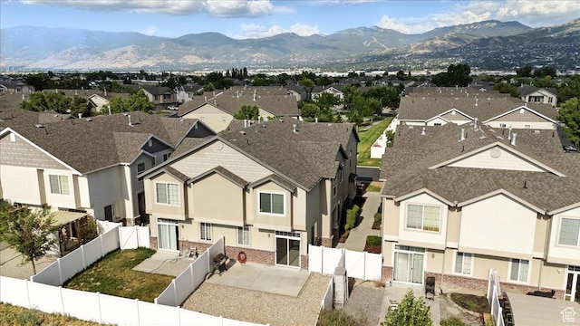 729 N Buckingham Dr W, North Salt Lake, UT 84054 - aerial perspective of suburban area featuring a mountain backdrop