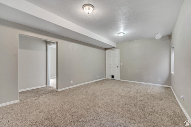9517 N Shiloh Way E, Eagle Mountain, UT 84005 - finished below grade area with carpet and a textured ceiling