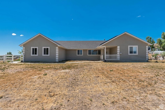9517 N Shiloh Way E, Eagle Mountain, UT 84005 - back of house with stucco siding