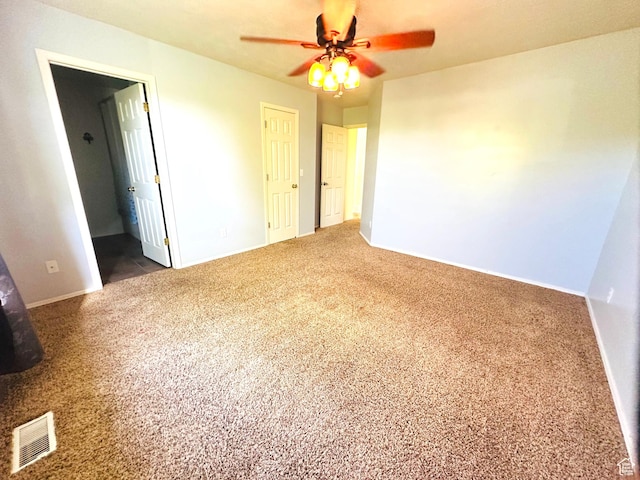 2592 W 2650 N, Clinton, UT 84015 - empty room featuring a ceiling fan and carpet floors