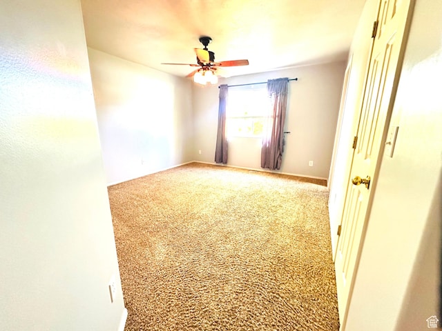 2592 W 2650 N, Clinton, UT 84015 - empty room featuring ceiling fan and carpet floors