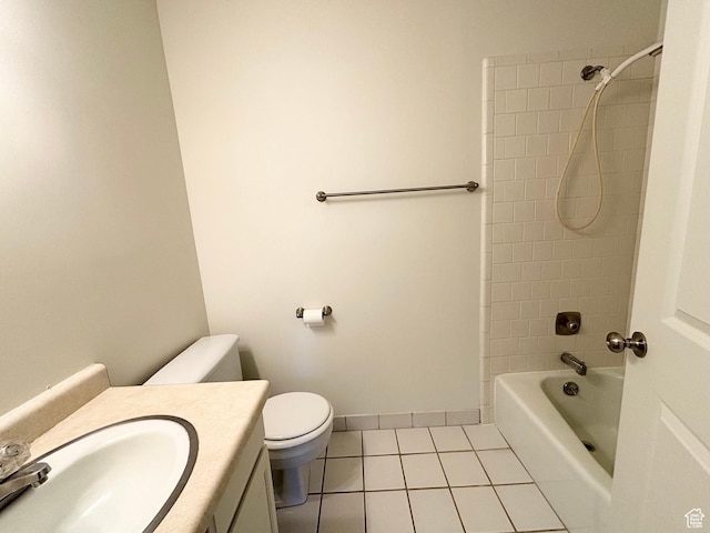 7692 S Chad St, Midvale, UT 84047 - bathroom with vanity, tile patterned flooring, and bathtub / shower combination