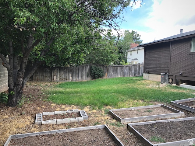 7692 S Chad St, Midvale, UT 84047 - fenced backyard featuring a vegetable garden