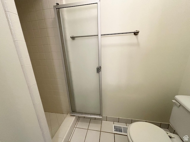 7692 S Chad St, Midvale, UT 84047 - bathroom featuring a shower stall and tile patterned flooring