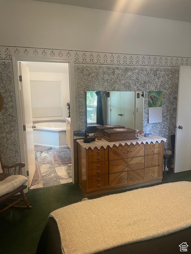 5518 E 500 N, Fort Duchesne, UT 84026 - bedroom with wallpapered walls