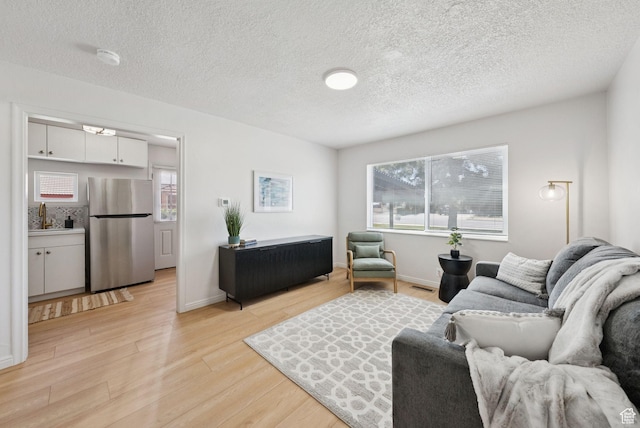 140 W 1200 N, Orem, UT 84057 - living room with light wood-style flooring and a textured ceiling