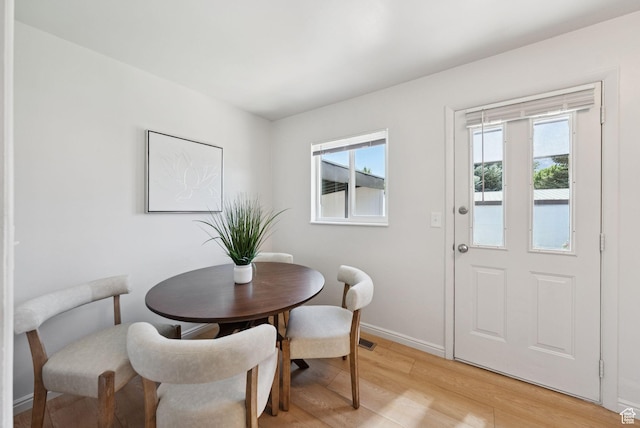140 W 1200 N, Orem, UT 84057 - dining area with light wood-type flooring and baseboards
