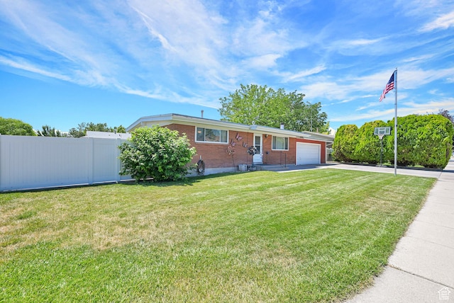 2743 W 7460 S, West Jordan, UT 84084 - ranch-style home featuring an attached garage, concrete driveway, and brick siding