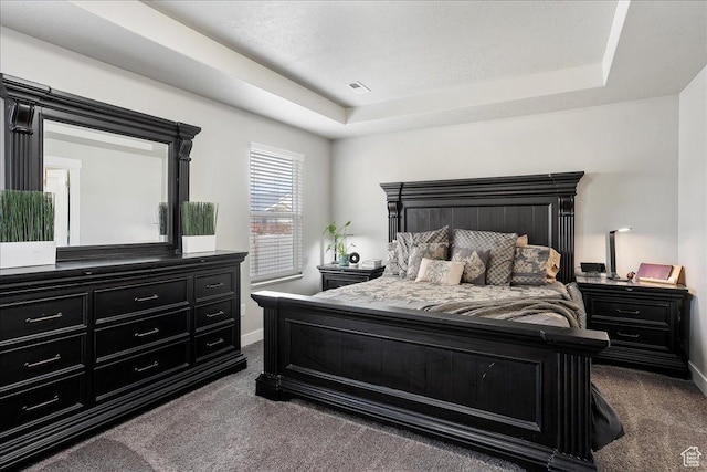 1949 N 2350 W Unit 203, Clinton, UT 84015 - bedroom featuring dark carpet and a tray ceiling