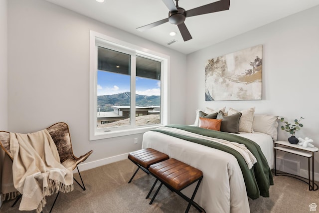 11811 N Apex Way Unit 66, Hideout, UT 84036 - carpeted bedroom with recessed lighting and ceiling fan