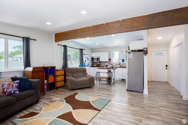 10257 S 1280 E, Sandy, UT 84094 - living area featuring recessed lighting and light wood-style floors