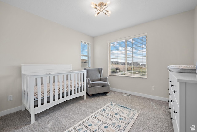 8791 N Suffolk Ln, Eagle Mountain, UT 84005 - carpeted bedroom with baseboards and a nursery area