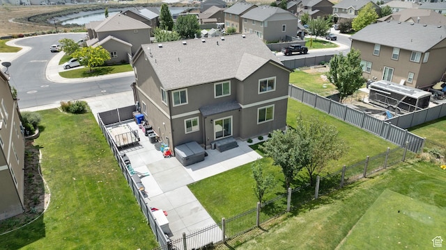 8791 N Suffolk Ln, Eagle Mountain, UT 84005 - aerial perspective of suburban area with a large body of water