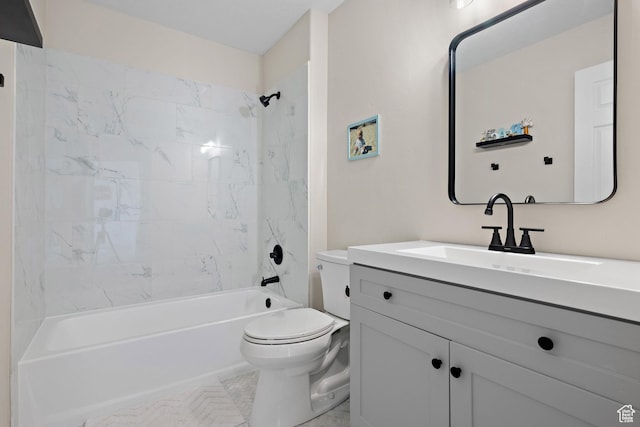 8791 N Suffolk Ln, Eagle Mountain, UT 84005 - bathroom with vanity and bathtub / shower combination