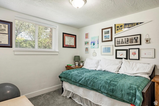 5980 S Sweet Basil W, Taylorsville, UT 84129 - bedroom featuring carpet and a textured ceiling