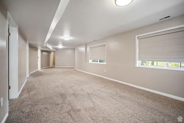 967 E Eaglewood Dr, North Salt Lake, UT 84054 - below grade area with carpet flooring and baseboards