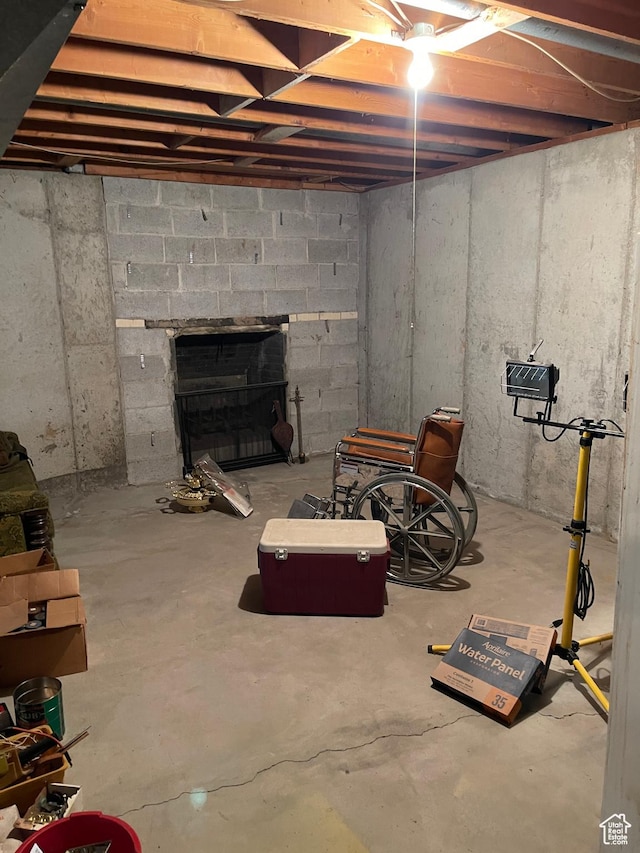 1692 W 300 N, West Point, UT 84015 - view of unfinished basement