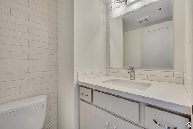 230 E Broadway Unit 401, Salt Lake City, UT 84111 - half bathroom with vanity and toilet