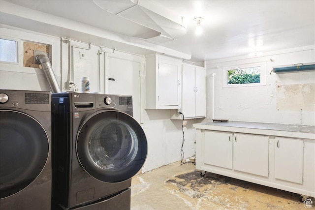 3622 Jackson Ave, Ogden, UT 84403 - washroom featuring separate washer and dryer and cabinet space