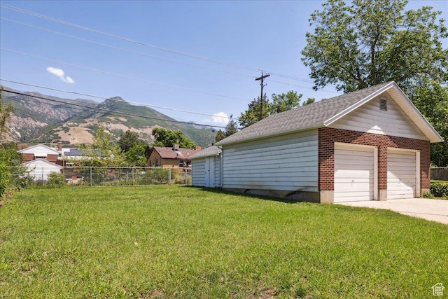 3622 Jackson Ave, Ogden, UT 84403 - detached garage featuring a mountain view