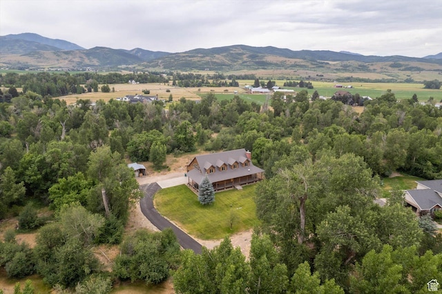8817 E Mountain Valley Dr S, Huntsville, UT 84317 - aerial view of sparsely populated area with a mountainous background