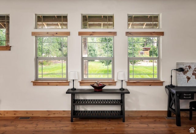 8817 E Mountain Valley Dr S, Huntsville, UT 84317 - detailed view of wood finished floors and baseboards