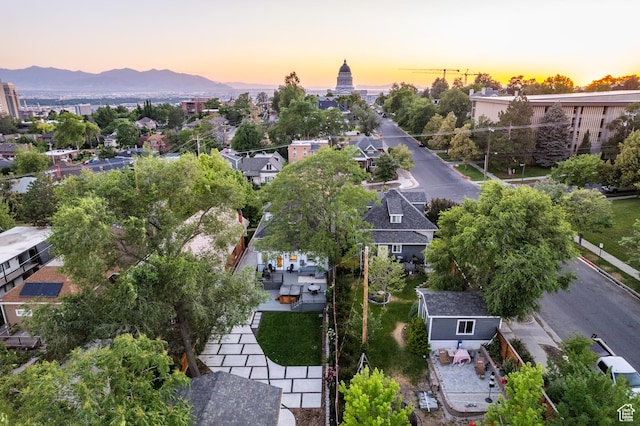334 N C St, Salt Lake City, UT 84103 - drone / aerial view of a mountain backdrop