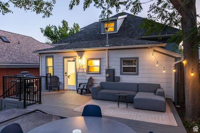 334 N C St, Salt Lake City, UT 84103 - deck with outdoor lounge area and outdoor dining area