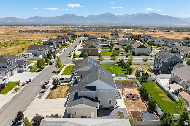 6523 W Bridge Maple Ln S, West Jordan, UT 84081 - aerial view of residential area with mountains