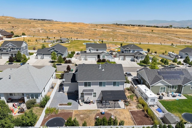 6523 W Bridge Maple Ln S, West Jordan, UT 84081 - aerial perspective of suburban area with mountains
