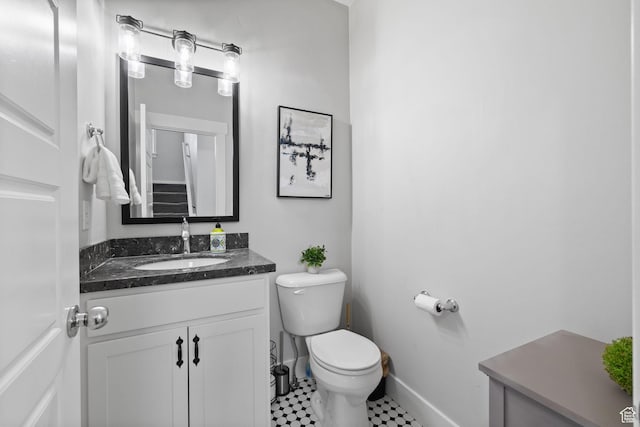 6523 W Bridge Maple Ln S, West Jordan, UT 84081 - bathroom featuring vanity and toilet