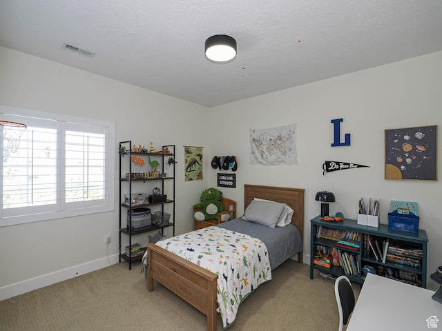 618 E Beaumont Way S, Draper, UT 84020 - bedroom with light colored carpet and a textured ceiling