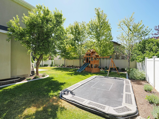618 E Beaumont Way S, Draper, UT 84020 - fenced backyard featuring a playground
